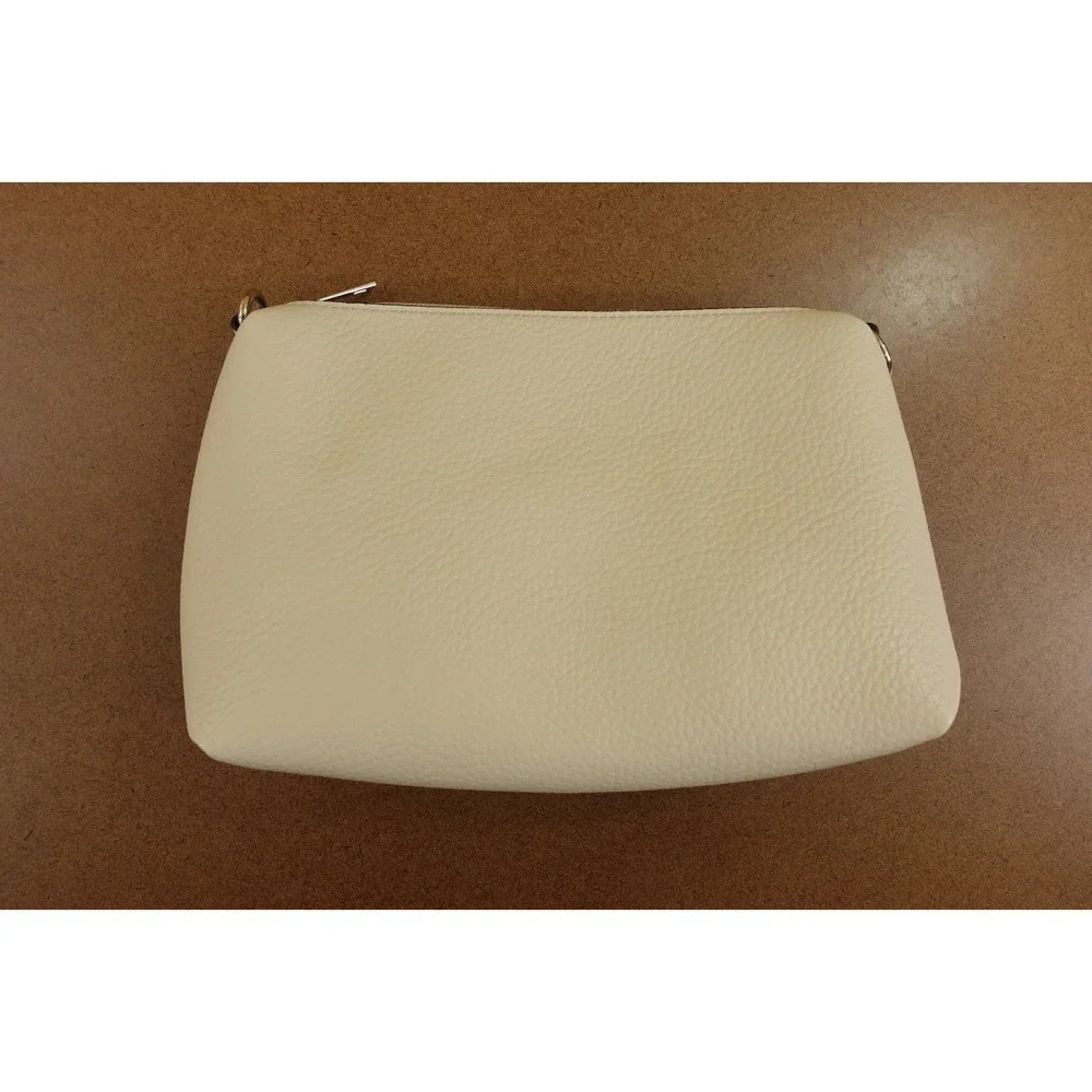 K. Carroll Ivory Vegan Leather RFID Crossbody Organizer 2-In-1 Handbag Set NWT